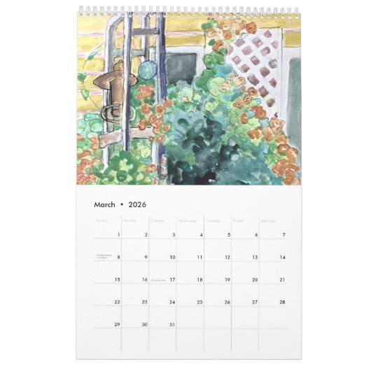 Temescal Edible Gardens Calendar Kalender (Mär 2026)