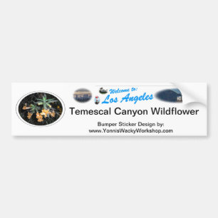 Temescal Wild Blume Autoaufkleber
