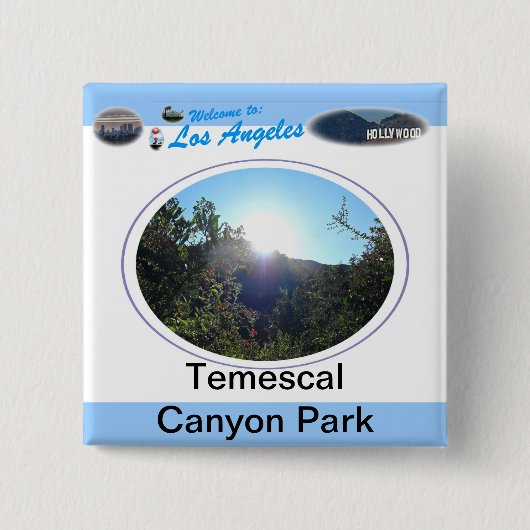 Temescal Zugangs-Park Button (Vorderseite)