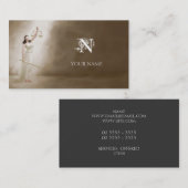 Temis und Monogramm Visitenkarte (Vorne/Hinten)