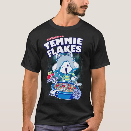 Temmie Flakes! Wesentlicher T - Shirt (Vorderseite)