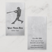 Temp für benutzerdefinierbare Baseball-Softball-Vi Visitenkarte (Vorne/Hinten)