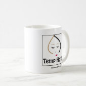 Temp Hottie Mädchen-Tasse Kaffeetasse (VorderseiteRechts)