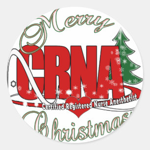 TEMP MERRY CHRISTMAS RUNDER AUFKLEBER