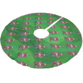 Temp Polyester Weihnachtsbaumdecke (Schrägansicht)