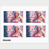 Temp V-S MB Rechteckiger Aufkleber (Blatt)