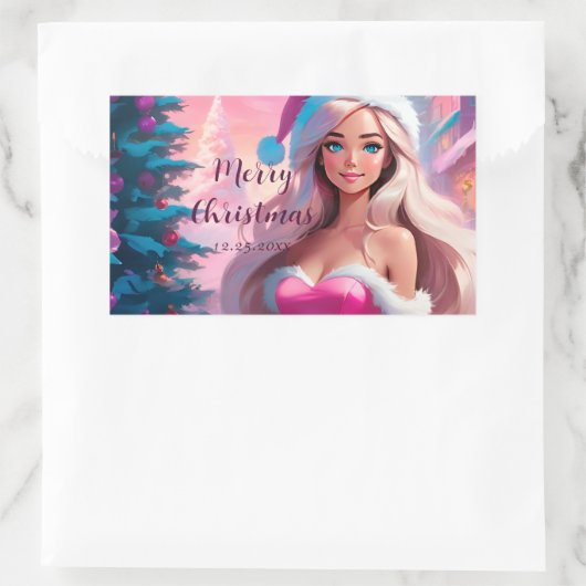 Temp V-S MB Rechteckiger Aufkleber (Tasche)