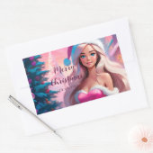 Temp V-S MB Rechteckiger Aufkleber (Umschlag)