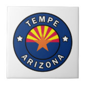 Tempe Arizona Fliese (Vorderseite)
