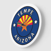 Tempe Arizona Große Wanduhr (Winkel)