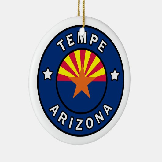Tempe Arizona Keramik Ornament (Rechts)