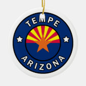 Tempe Arizona Keramik Ornament (Vorne)