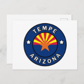 Tempe Arizona Postkarte (Vorne/Hinten)