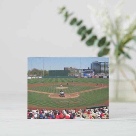 Tempe Diablo Stadium Postkarte (Stehend Vorderseite)