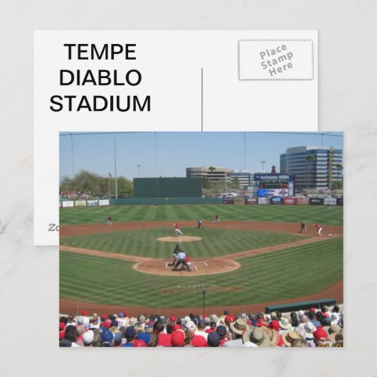 Tempe Diablo Stadium Postkarte (Vorne/Hinten)