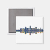 Tempe Skyline Magnet (Vorderseite/Rückseite)