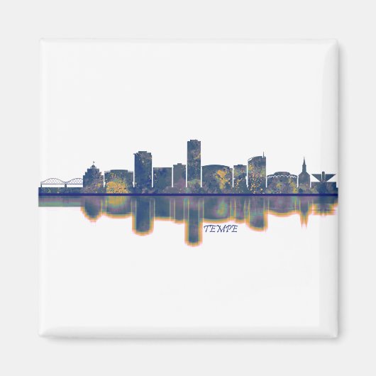 Tempe Skyline Magnet (Vorne)