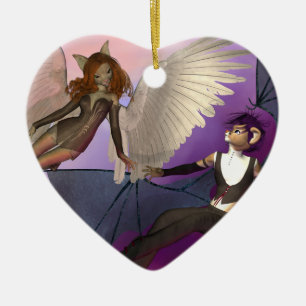 Temped Heart Ornament