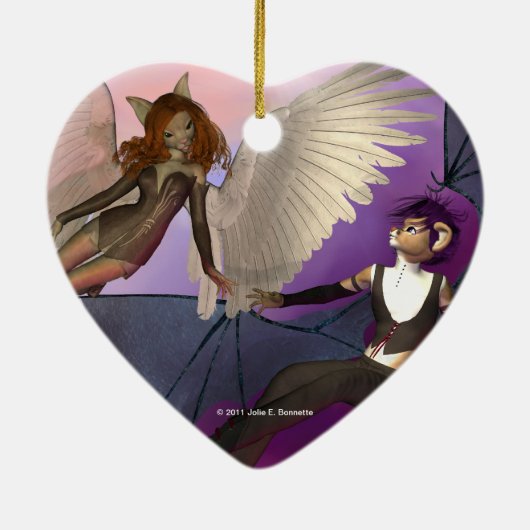 Temped Heart Ornament (Hinten)