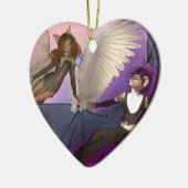 Temped Heart Ornament (Links)