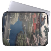 Tempel am Fluss - Japan Laptopschutzhülle (Vorderseite)