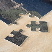 Tempel am Fluss - Japan Puzzle (Seite)