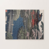 Tempel am Fluss - Japan Puzzle (Horizontal)