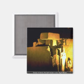 Tempel Amon, Karnak Tempel, Luxor, Ägyptische Wüst Magnet (Vorderseite/Rückseite)