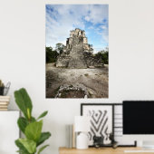 Tempel an der archäologischen Stätte Muyil. El Cas Poster (Heimbüro)