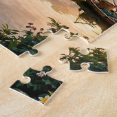 Tempel an einem Bergsee Puzzle (Seite)