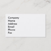 Tempel auf Berg Visitenkarte (Rückseite)