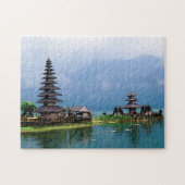 Tempel auf einem See Puzzle (Horizontal)