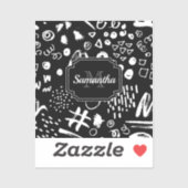 TEMPEL AUFKLEBER (Blatt)