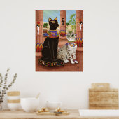 Tempel Bastet Ägypten Bast Goddess Cat Poster (Küche)