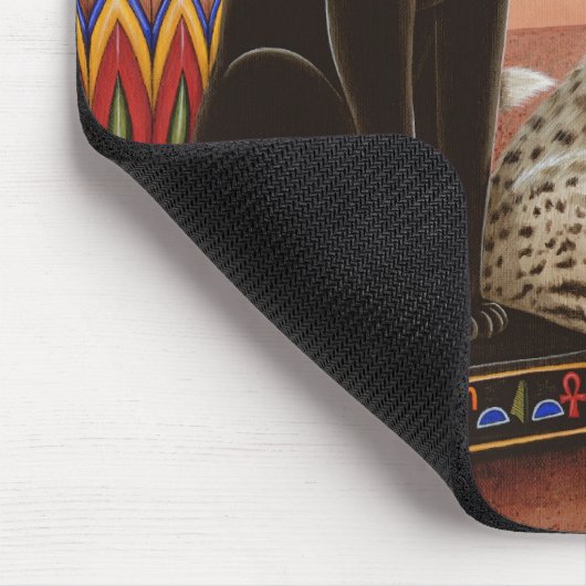 Tempel Bastet Ägypten der Bast-Göttin-Katze Mousepad (Ecke)