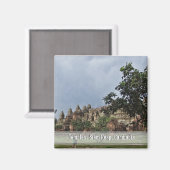 Tempel bei Siem Reap, Kambodscha Magnet (Vorderseite/Rückseite)