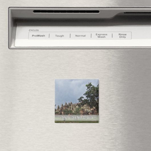 Tempel bei Siem Reap, Kambodscha Magnet (In Situ (Geschirrspüler))