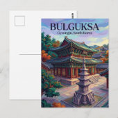 Tempel Bulguksa Südkorea Postkarte (Vorne/Hinten)