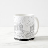Tempel der Artemis-Tasse Kaffeetasse (VorderseiteRechts)