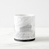 Tempel der Artemis-Tasse Kaffeetasse (Mittel)