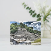 Tempel der Inschriften, Palenque, Mexiko Postkarte (Stehend Vorderseite)