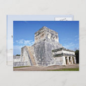 Tempel der Jaguare, Chichen Itza Postkarte (Vorne/Hinten)