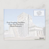 Tempel der Jaguare, Chichen Itza Postkarte (Rückseite)