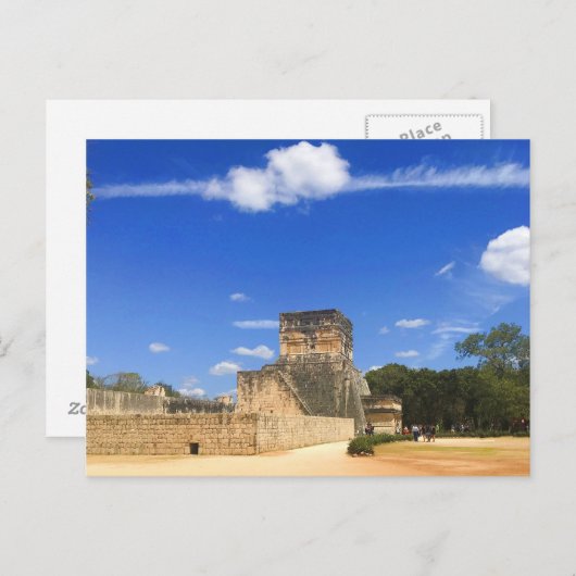 Tempel der Jaguars Chichen Itza Postcard Postkarte (Vorne/Hinten)