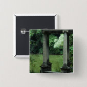 Tempel der Liebe an den alten Westbury Gärten Button (Vorne & Hinten)