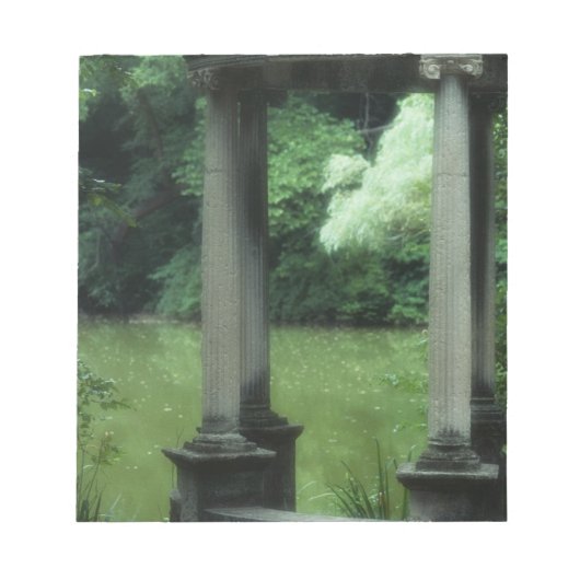 Tempel der Liebe im Old Westbury Gardens Notizblock (Vorderseite)
