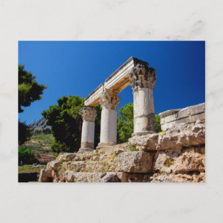 Tempel der Octavia, Korinth, Griechenland Postkarte