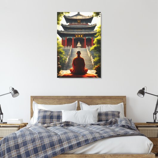 Tempel der Ruhe Leinwanddruck (Insitu (Schlafzimmer))
