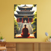 Tempel der Ruhe Leinwanddruck (Insitu (Wohnzimmer))