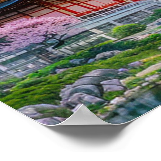 Tempel der Ruhe Poster (Ecke)